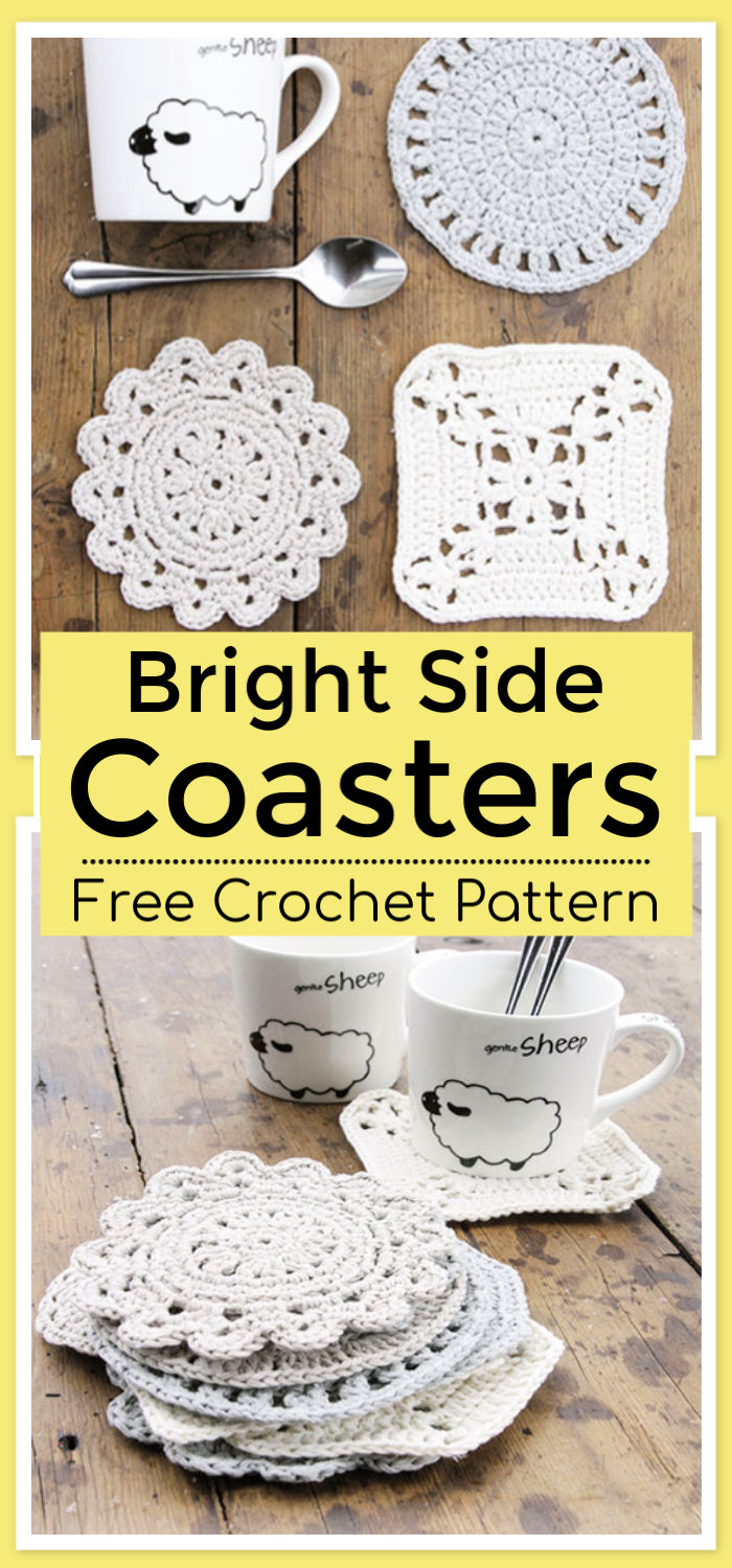Crochet Coasters Pattern: Roller Coasters
