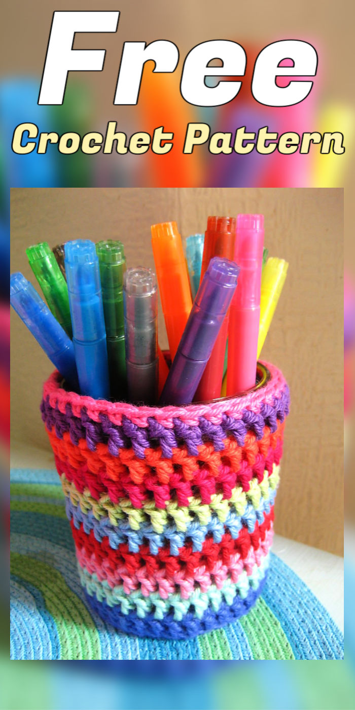 Crochet Spot » Blog Archive » Free Crochet Pattern: Mason Jar Crochet Hook  Holder - Crochet Patterns, Tutorials and News